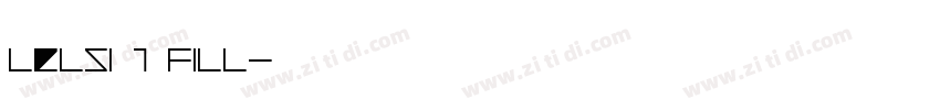 Lelsi 1 fill字体转换